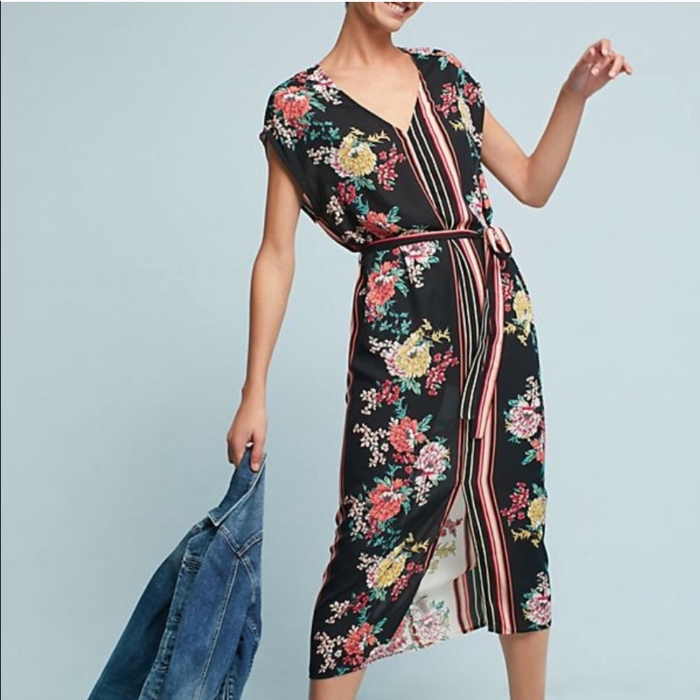 Anthropologie Sanne Midi Dress